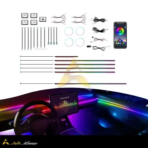 کیت فیبر نوری 18 تیکه دار RGB