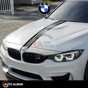 برچسب کاپوت فیبر کربن BMW