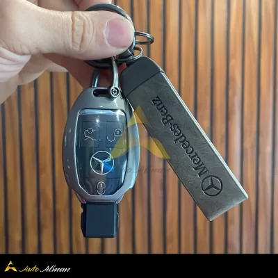 کاور ریموت benz فلز چرم