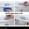 نصب محافظ پشت دستگیره درب