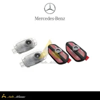 لوگوی زیر درب بنز S Class