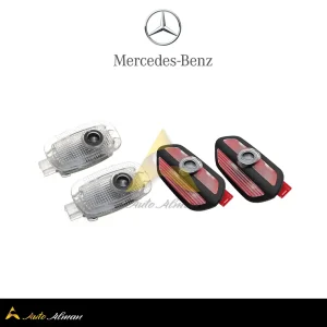 لوگوی زیر درب بنز S Class